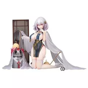 Alter Azur Lane Serious Aounami Reflecting Blue Wave Completed Figure Ltd. Вер. 1/7 серебряный