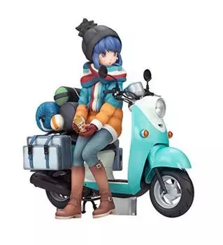 Alter Shima Rin со скутером Завершенная фигурка Yurucamp 1/10 красный