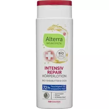 Alterra Intensive Repair Body Lotion с маслом ши и Cica 250 мл