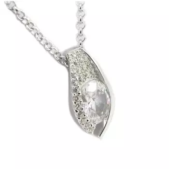 Altesse [G6884] - Collier Argent Scarlett blanc