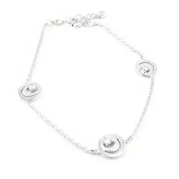 Altesse [H3153] — Серебряный браслет «Богиня», белый