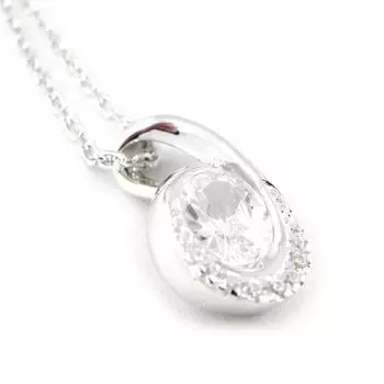 Altesse [H3208] - Серебряное колье Скарлетт белое