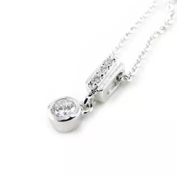 Altesse [H3313] - White Scarlett Silver Necklace