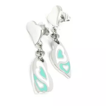 Altesse [I2886] - Стальные серьги Calypso любят бирюзу