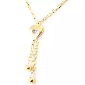 Altesse [I2957] - Розовое позолоченное ожерелье «Любовь»