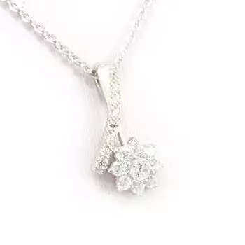 Altesse [K6311] - Белое серебряное колье Scarlett