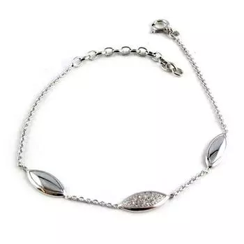 Altesse [L0073] - White Goddess Silver Bracelet
