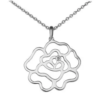 Altesse [L0162] - Серебряное колье Rosa Romantica