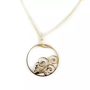 Altesse [L0364] - Позолоченное колье Хореография