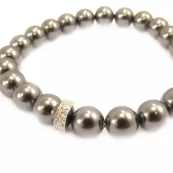 Altesse [L2133] - Серебряный браслет серого цвета «Сисси».