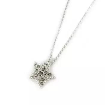 Altesse [L2956] — Серое серебряное колье «Frie»