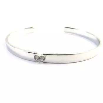 Altesse [M2712] - Белый серебряный браслет «Любовь»