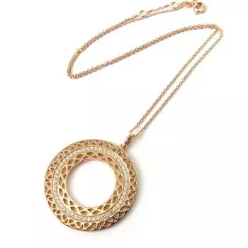 Altesse [M7222] - позолоченное колье Carmen из розового золота