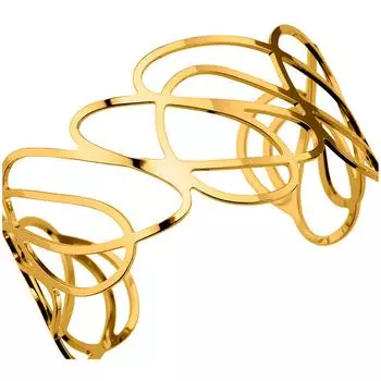 Altesse [Q1125] - Позолоченный браслет Клеопатра - 30 мм