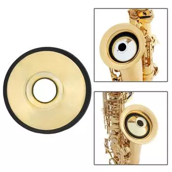 Alto Saxophone Mute Silencer, Lightweight Saxophone Mute Saxophone Silencer Alto Saxophone Mute Sax Dampener Silencer чёрный