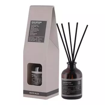 ALTROSE Fuji Boeki Ароматический диффузор с ротанговыми палочками 50 мл Белый мускус Аромат для комнаты Жасмин Ландыш 14589