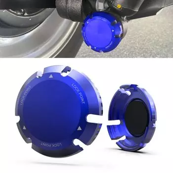 Alumania SHOCKBASE CAP VSJ-AC01-BL [СИНИЙ] Jimny JB64 Sierra JB74 1 комплект из 2 крышек болтов развала заднего амортизатора