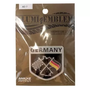 Алюминиевая эмблема Toyo Mark GERMANY Флаг Наклейка AE-7