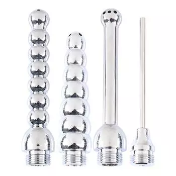 Алюминиевая анальная очистка, клизма, душ, биде, анальная пробка для очистки ануса, шайба толстой кишки