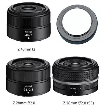 Алюминиевая бленда объектива HF-52 52 мм для объектива Nikon Z28 мм F2.8/Z40 мм F2 для камер Z7II Z6II Z5 Z50