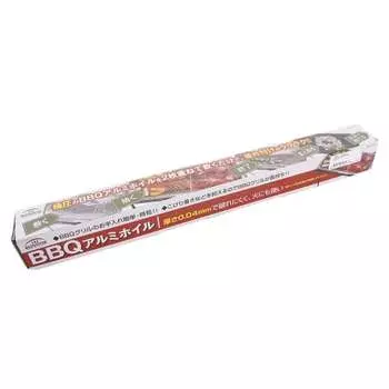 Алюминиевая фольга для барбекю BUNDOK 45 BD-473 предотвращает появление грязи, простые и удобные принадлежности для барбекю, серебристая, очень большая