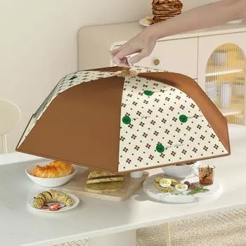 Алюминиевая фольга Крышки для еды Купол Крышка для домашней кухни Крышка для овощей Овощная крышка коричневый