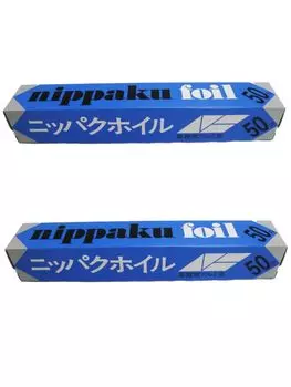 Алюминиевая фольга MA Packaging Nipaku Foil 30 см x 50 м Набор из 2 шт. серебряный