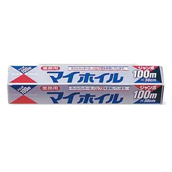 Алюминиевая фольга Sumikei Алюминиевая фольга My Foil Jumbo Ширина 30 см x Длина 100 м Толщина фольги 12 микрон Коммерческое использование XAL5402 серебряный