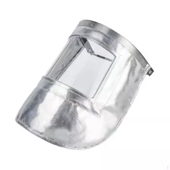 Алюминиевая фольга теплозащитный чехол для сварщика огнестойкий изоляция лица для Without helmet