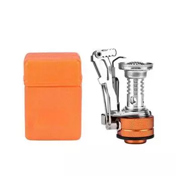 Алюминиевая газовая плита для кемпинга, складная уличная туристическая плита, портативная печь для приготовления пищи, пикника, встроенные карманные горелки