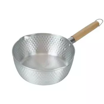 Алюминиевая кастрюля Yukihira Wahei Freiz 20 см только для газового огня Miyuki Gozen RB-2882 серебряный