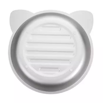 Алюминиевая кошачья кровать, удобная, милая, круглая, в форме кошачьего уха, охлаждающая кровать для домашних животных, полосатая