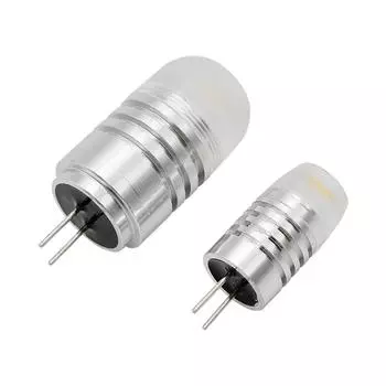 Алюминиевая мини-G4 1 Вт 2 Вт светодиодная лампа постоянного тока 12 В лампа теплого/холодного белого цвета заменяет галогенную лампу 10 Вт 20 Вт 1W теплый белый