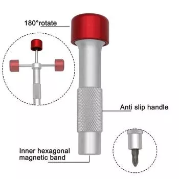 Алюминиевая отвертка с рукояткой, сверлильный патрон, сверло, фаскосниматель, ручной инструмент, набор ручных спиральных сверл для снятия фаски 68pc