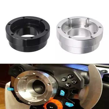 Алюминиевая переходная пластина рулевого колеса для G29 G920 G923 13/14 дюймов 70 мм PCD гоночный автомобиль игра модификация игра замена части серебряный