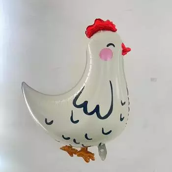 Алюминиевая пленка воздушный шар вечеринка композиция день рождения кемпинг петух животное Cock Black*50