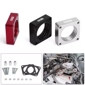 Алюминиевая прокладка корпуса дроссельной заслонки для Jeep Wrangler TJ YJ Cherokee XJ 91-06 91-06, бензиновый двигатель MJ 2,5 л/4,0 л с прокладкой, 1 дюйм, подъемный коллектор карбюратора