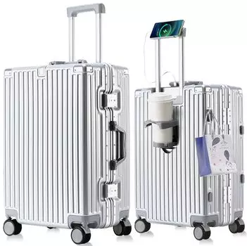 Алюминиевая рама для переноски Ультра алюминиевый USB-накопитель для переноски включает в себя скрытую чашку Ultra 360 Degree Double Large Capacity Size [SnooII] Case, Type, Suitcase,