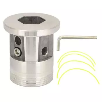 Алюминиевая сменная головка триммера универсального цилиндрического типа для прополки газонокосилки для сельского хозяйства