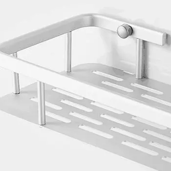 Алюминиевая стойка для хранения вещей, держатель для душа, ванны, шампуней, геля для душа, кухни, дома, балкона, полки, вешалки, крючок серебряный