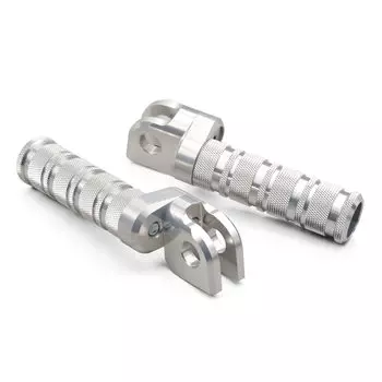 Алюминиевая ступенька для мотоцикла Daytona для Kawasaki, 8-ступенчатая регулировка положения, обработка 60623, противоскользящая, многоступенчатая серебряный