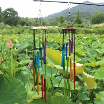 Алюминиевая трубка Настройка колокольчика для ветра Подвесные поделки Подарки Украшения для дома и магазина