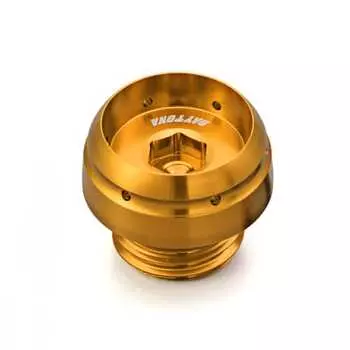 Алюминиевая заготовка Daytona для мотоцикла, крышка маслозаливной горловины, уплотнительное кольцо, в комплекте, предотвращение вредительства, обработанная алюминиевая пуля, тип M20 x P2.5, золото 98401