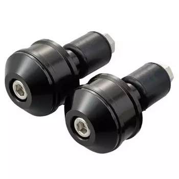 Алюминиевая заготовка Daytona для мотоцикла, наконечник руля общего назначения, внутренний диаметр 14-19, тяжелый наконечник руля, высокая тарелка, черный цвет 72039