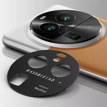 Алюминиевая защитная пленка для объектива камеры для Oppo Find X6 Pro, металлическая крышка для камеры для OPPO FindX6 Pro, защитный чехол с кольцом сзади OPPO Find X6 Pro чёрный