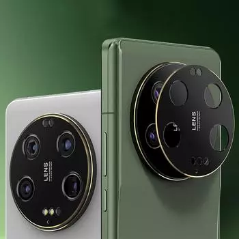Алюминиевая защитная пленка для объектива камеры для Xiaomi 13 Ultra, металлическая крышка для камеры Xiaomi 13 Ultra, защитный чехол с кольцом сзади Xiaomi 13 Ultra чёрный