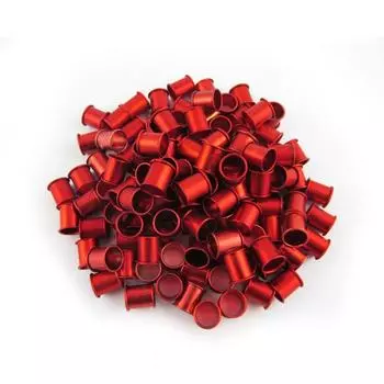 Алюминиевое кольцо для ног Закрытое алюминиевое кольцо Поставки для почтовых голубей Маркировочное кольцо Многоцветное 9*8mm синий