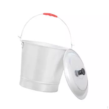 Алюминиевое ведро металлическое бытовое чистящее средство большой емкости нержавеющий молочный контейнер Capacity 13L