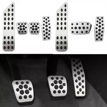 Алюминиевые автомобильные накладки на педали для Chevrolet Holden Cruze Daewoo Lacetti Premiere 2008 ~ 2016, нескользящая педаль газового тормоза серый