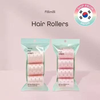 Алюминиевые бигуди Fillimilli(36 мм/45 мм) - Липучка, алюминиевый сердечник, универсальное использование 36mm(4ea)